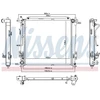 Image de Radiateur, Refroidissement Du Moteur 666216 Nissens Nissens 666216 Hyundai;Kia