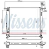 Image de Radiateur, Refroidissement Du Moteur 666223 Nissens Nissens 666223 Kia