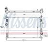 Image de Radiateur, Refroidissement Du Moteur 636042 Nissens Nissens 636042 Citroen;Ds;Fiat;Opel;Peugeot;Toyota;Vauxhall