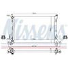 Image de Radiateur, Refroidissement Du Moteur 630803 Nissens Nissens 630803 Fiat;Opel;Renault;Vauxhall