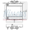 Image de Radiateur, Refroidissement Du Moteur 60873 Nissens Nissens 60873 Bmw