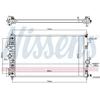 Image de Radiateur, Refroidissement Du Moteur 606049 Nissens Nissens 606049 Opel;Vauxhall