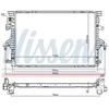 Image de Radiateur, Refroidissement Du Moteur 606088 Nissens Nissens 606088 Volkswagen