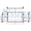 Image de Radiateur, Refroidissement Du Moteur 606218 Nissens Nissens 606218 Audi;Seat;Skoda;Volkswagen