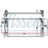Image de Radiateur, Refroidissement Du Moteur 606247 Nissens Nissens 606247 Bmw;