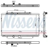 Image de Radiateur 606405 Nissens Nissens 606405 Citroen;Peugeot