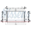 Image de Radiateur, Refroidissement Du Moteur 606462 Nissens Nissens 606462 Audi
