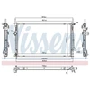Image de Radiateur, Refroidissement Du Moteur 606537 Nissens Nissens 606537 Ford