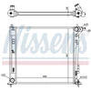 Image de Radiateur, Refroidissement Du Moteur 606605 Nissens Nissens 606605 Hyundai;Kia