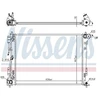Image de Radiateur, Refroidissement Du Moteur 606604 Nissens Nissens 606604 Hyundai;Kia