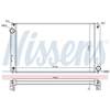 Image de Radiateur, Refroidissement Du Moteur 606635 Nissens Nissens 606635 Lexus;Toyota