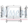 Image de Radiateur, Refroidissement Du Moteur 606660 Nissens Nissens 606660 Opel;Vauxhall