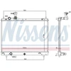 Image de Radiateur, Refroidissement Du Moteur 606700 Nissens Nissens 606700 Suzuki