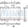 Image de Radiateur, Refroidissement Du Moteur 606736 Nissens Nissens 606736 Suzuki