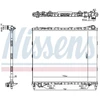 Image de Radiateur 606799 Nissens Nissens 606799 Land Rover