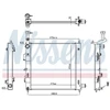 Image de Radiateur 606865 Nissens Nissens 606865 Kia