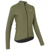 Image de GripGrab - W's PACR Thermal Long Sleeve Jersey - Maillot vélo femme Olive Green - S