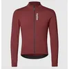 Image de GripGrab - RIDE Thermal Long Sleeve Jersey - Maillot vélo homme Dark Red - L