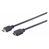 Image de MicroConnect High Speed HDMI with Ethernet - Câble d'extension HDMI avec Ethernet - HDMI femelle pour HDMI mâle - 1 m