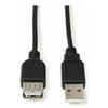 Image de MicroConnect USB 2.0 - Rallonge de câble USB - USB (F) pour USB (M) - USB 2.0 - 1 m - noir