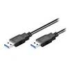 Image de MicroConnect - Câble USB - USB type A (M) pour USB type A (M) - USB 3.0 - 1 m - noir