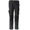 Image de Pantalon de travail avec poches genouillères Unique - 21979-459-Noir-56-82