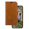 Image de Lynge - Etui à rabat pour téléphone portable - cuir pleine fleur - brun clair - pour Apple iPhone 15 Pro Max
