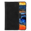 Image de Lynge - Etui à rabat pour téléphone portable - cuir pleine fleur - noir - pour Samsung Galaxy S25