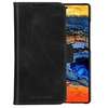 Image de Lynge - Etui à rabat pour téléphone portable - cuir pleine fleur - noir - pour Samsung Galaxy S25 Ultra