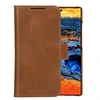 Image de Lynge - Etui à rabat pour téléphone portable - cuir pleine fleur - brun clair - pour Samsung Galaxy S25 Ultra