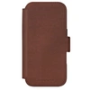 Image de Lynge - Etui à rabat pour téléphone portable - compatibilité avec MagSafe - cuir pleine fleur - brun foncé - pour Apple iPhone 17