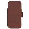 Image de Lynge - Etui à rabat pour téléphone portable - compatibilité avec MagSafe - cuir pleine fleur - brun foncé - pour Apple iPhone Air