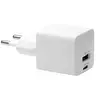 Image de re-charge - Adaptateur secteur - 30 Watt - PD - 2 connecteurs de sortie (USB, USB-C) - blanc - Europe