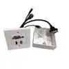 Image de WI221293 - CABLE ET CONNECTIQUE - Wall Connection Box HDMI, USB2.0, 3,5mm Audio, VGA HDMI 2.0 support Measure : 86 x 86 x