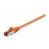 Image de MicroConnect - Câble réseau - RJ-45 (M) pour RJ-45 (M) - 50 cm - paire torsadée écrantée (F/UTP) - CAT 6 - moulé, bloqué - orange