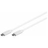 Image de MicroConnect - Câble USB - 24 pin USB-C (M) pour 24 pin USB-C (M) - USB 3.1 Gen 2 - 50 cm - blanc