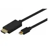 Image de MicroConnect - Câble adaptateur - Mini DisplayPort mâle pour HDMI mâle - 1.8 m - noir - support 1080 p 60 Hz