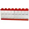 Image de vitrine 16 mini figurines 38 x 18 cm en polypropylène rouge
