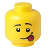 Image de LEGO tête de boîte de rangement Silly large 24 x 27 cm polypropylène jaune