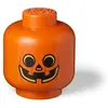 Image de LEGO boîte de rangement Citrouille grande 24 x 27 cm en polypropylène orange