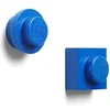 Image de aimants 4,7 cm ABS/métal bleu 2 pièces