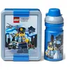 Image de set de déjeuner City boys 17 x 13,5 cm pp bleu/gris 2-pièces