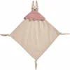 Image de Doudou mini lapin en coton biologique OYOY Living Design Marron 40x40x2 cm M107519