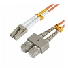 Image de MicroConnect - Câble réseau - SC/UPC multimode (M) pour LC/UPC multimode (M) - 2 m - fibre optique - 50 / 125 microns - OM2 - sans halogène - orange