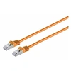Image de MicroConnect - Câble réseau - RJ-45 (M) pour RJ-45 (M) - 25 cm - SFTP, PiMF - CAT 7 - sans halogène, sans crochet - orange