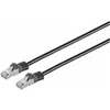 Image de MicroConnect - Câble réseau - RJ-45 (M) pour RJ-45 (M) - 25 cm - SFTP, PiMF - CAT 7 - démarré, sans crochet - noir