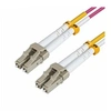 Image de MicroConnect - Câble réseau - LC/UPC multimode (M) pour LC/UPC multimode (M) - 3 m - fibre optique - 50 / 125 microns - OM4 - sans halogène - violet