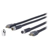 Image de Pro Cross Wall - Câble HDMI avec Ethernet - HDMI mâle pour HDMI mâle - 10 m