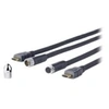 Image de Pro Cross Wall - Câble HDMI avec Ethernet - HDMI mâle pour HDMI mâle - 7.5 m