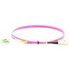 Image de MicroConnect - Câble réseau - LC/UPC multimode pour SC/UPC multimode - 2 m - fibre optique - 50 / 125 microns - OM4 - sans halogène - violet